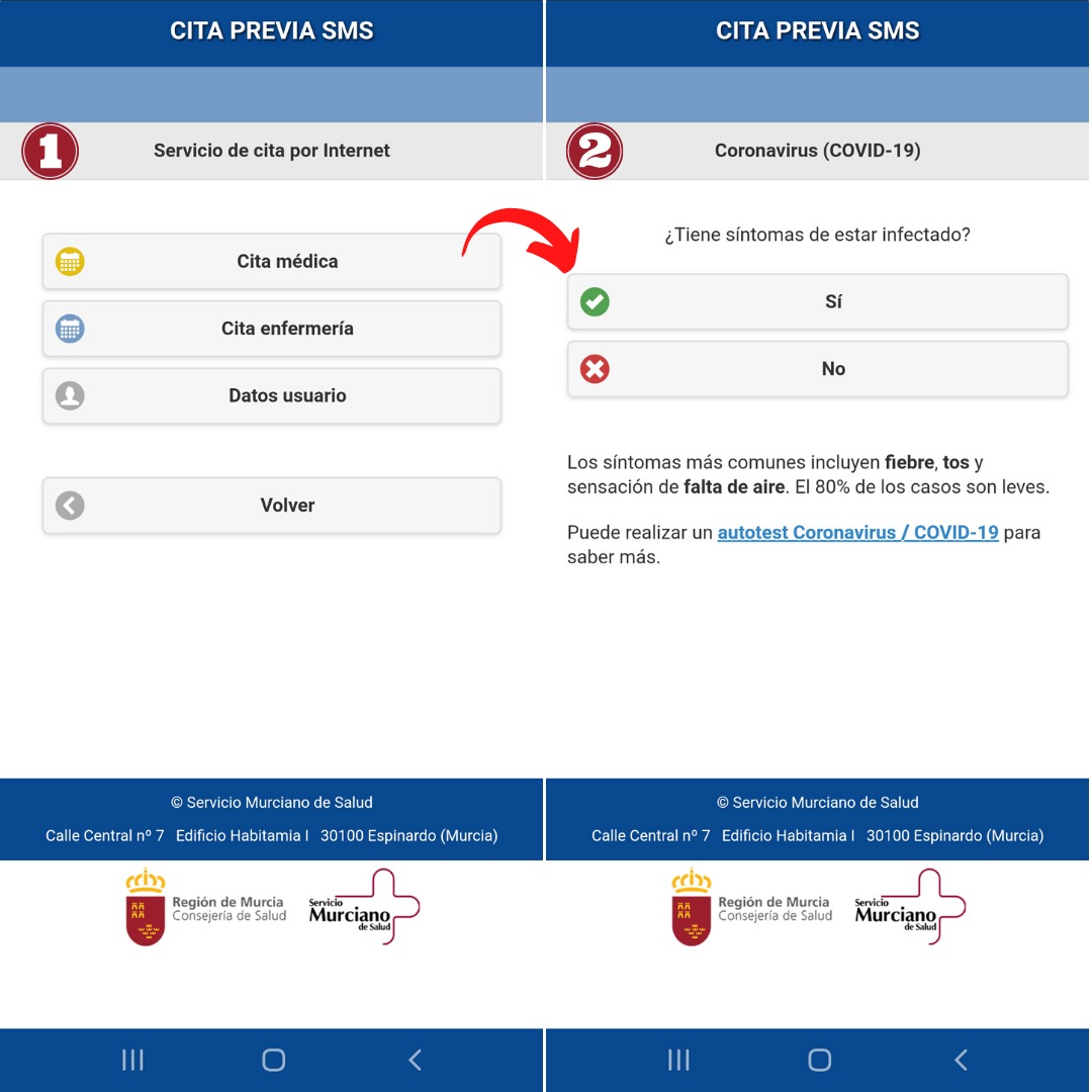 Cita previa médico Murcia