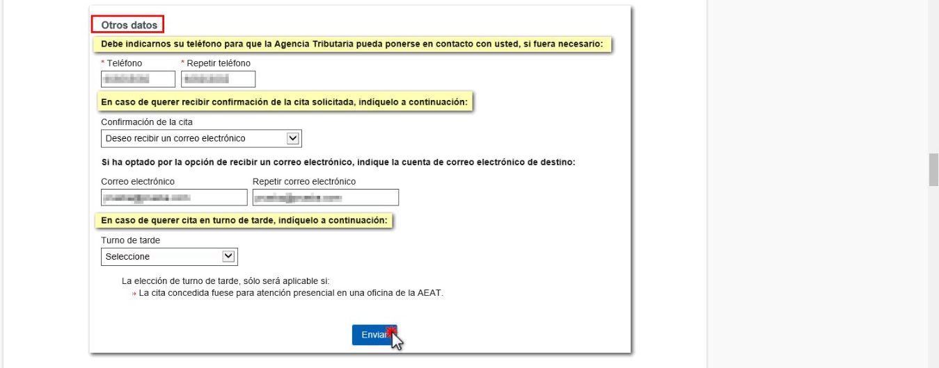 Cita previa Declaración Renta