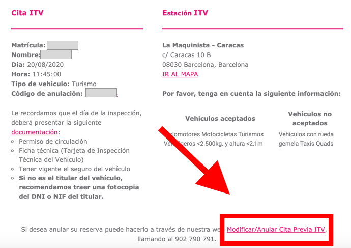 Cita previa ITV en Cataluña